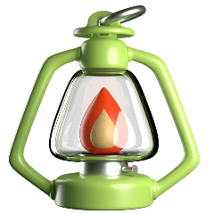Gas lamp icon Gas lamp icon